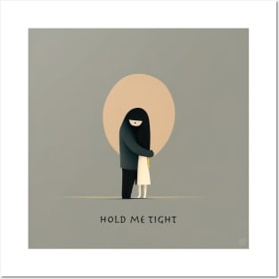 [AI Art] Hold me tight, Minimal Art Style Posters and Art